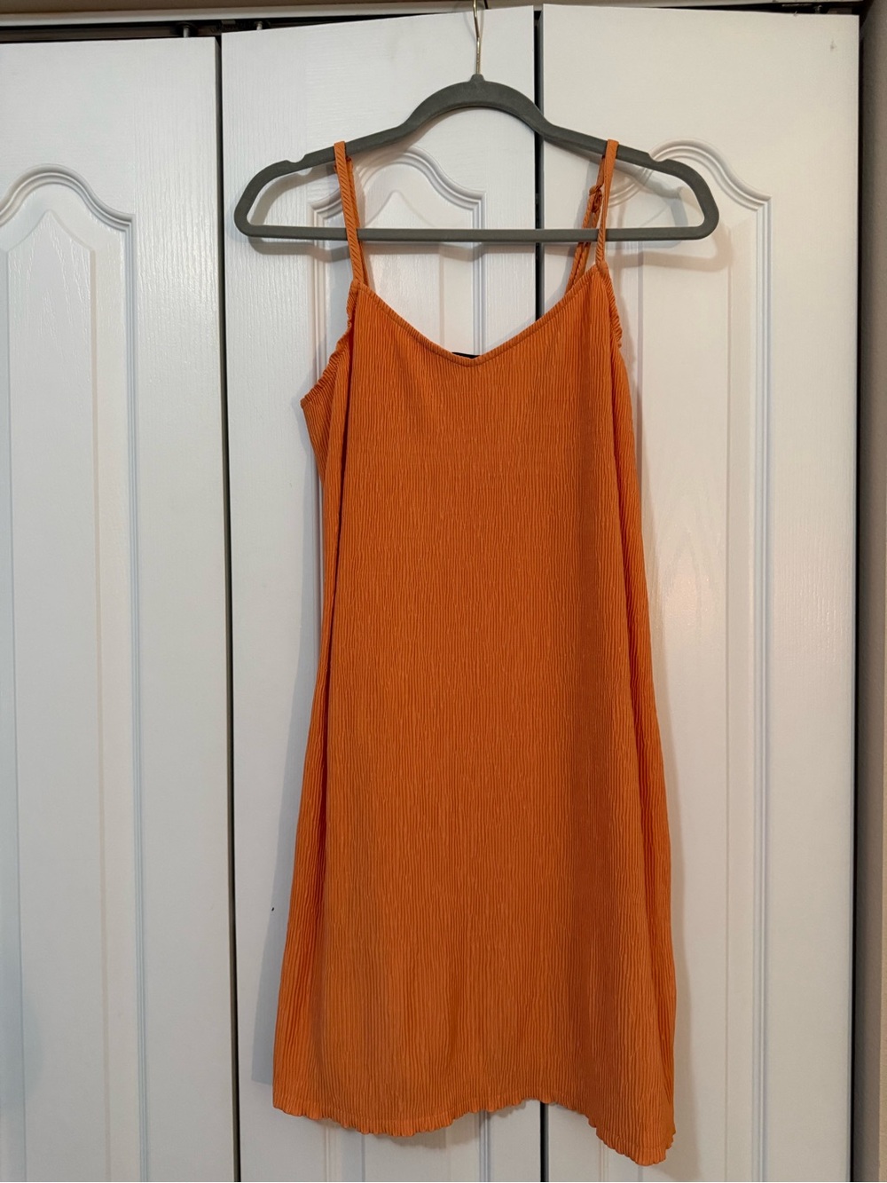 Vans Orange Textured Slip Top